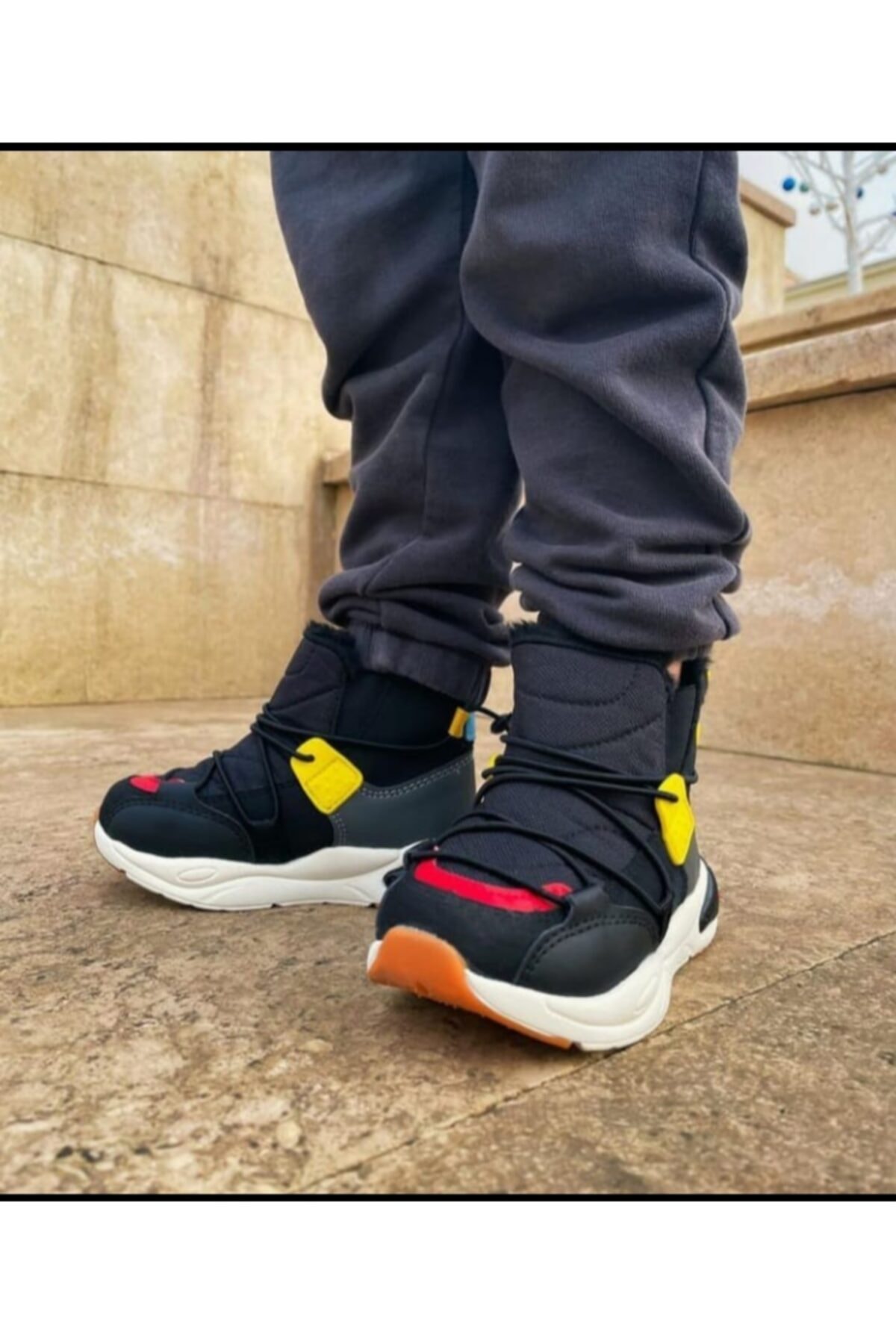 Pablo Siyah Içi Kürklü Erkek Çocuk Ultra Hafif Ortopedik Bot / Beden : 31 / Cinsiyet : Erkek