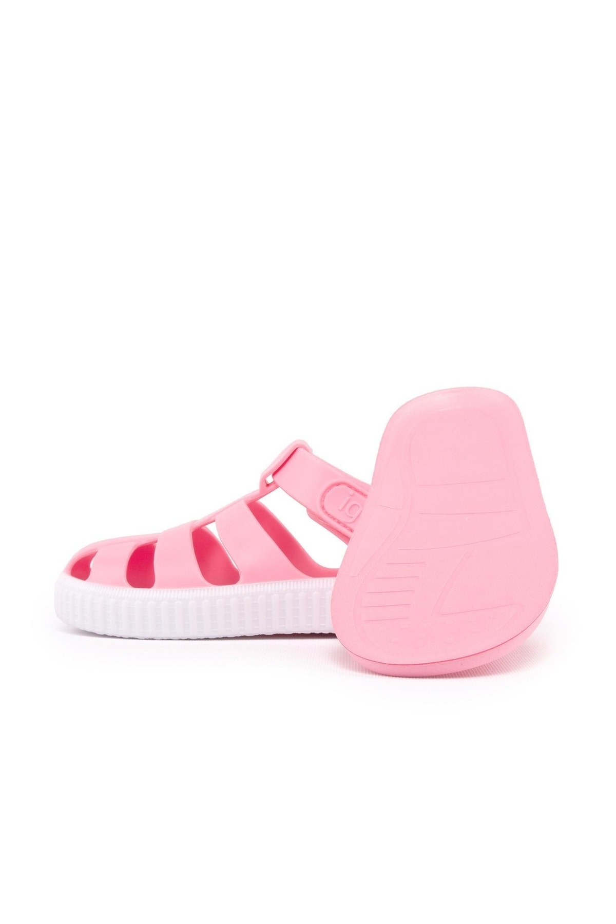 S10289 Nico Çocuk Pembe Beyaz Sandalet / Beden : 24 / Cinsiyet : Kadın / Kız