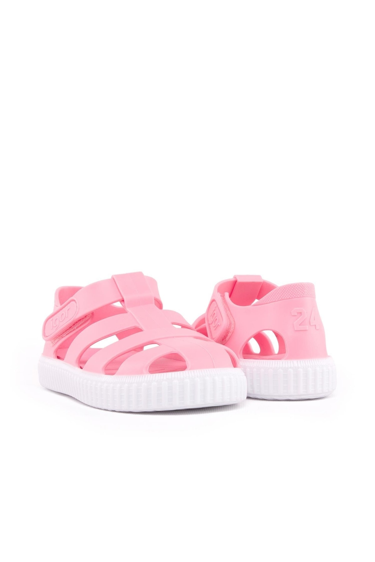 S10289 Nico Çocuk Pembe Beyaz Sandalet / Beden : 25 / Cinsiyet : Kadın / Kız