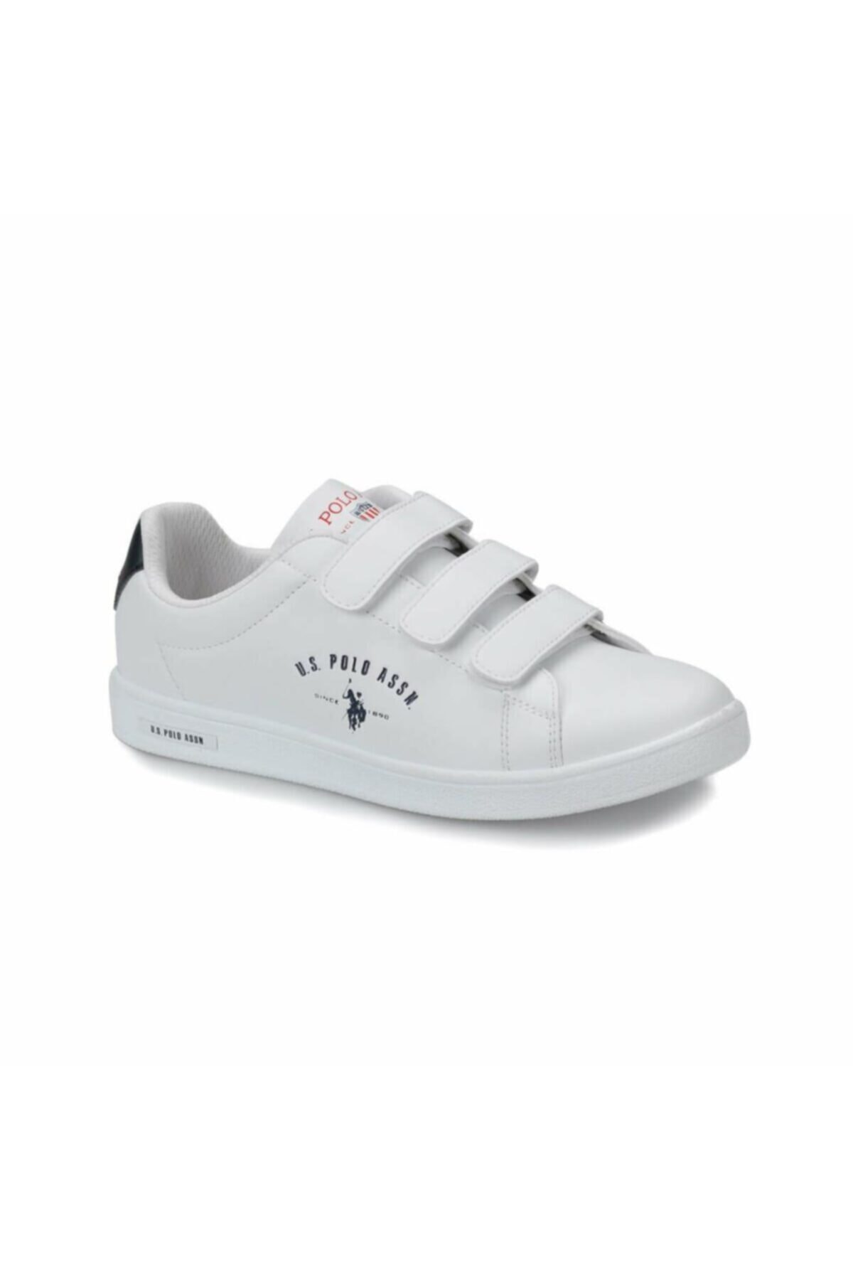 U.s Polo Assn. Sınger Beyaz Cırtlı Erkek-kız Çocuk Sneaker Spor Ayakkabı / Beden : 38 / Cinsiyet : Erkek