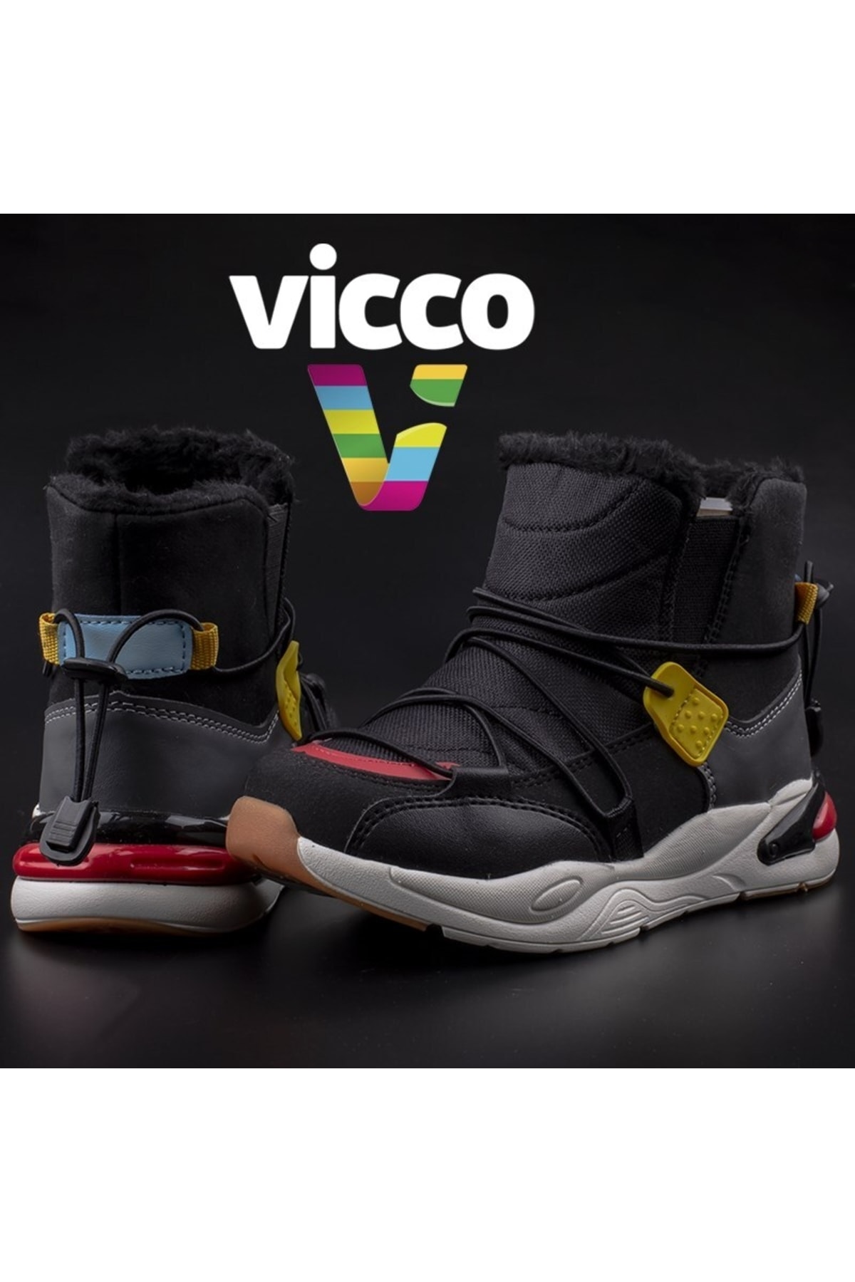 Pablo 26-35 Unisex Phylon Siyah Spor Bot / Beden : 31 / Cinsiyet : Unisex