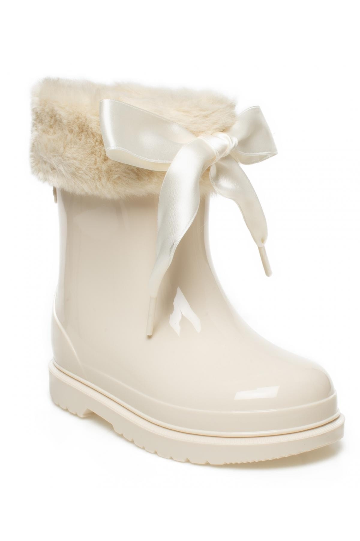 W10258k Bimbi Soft Yağmur Krem Kız Çocuk Çizme / Beden : 27 / Cinsiyet : Kadın / Kız