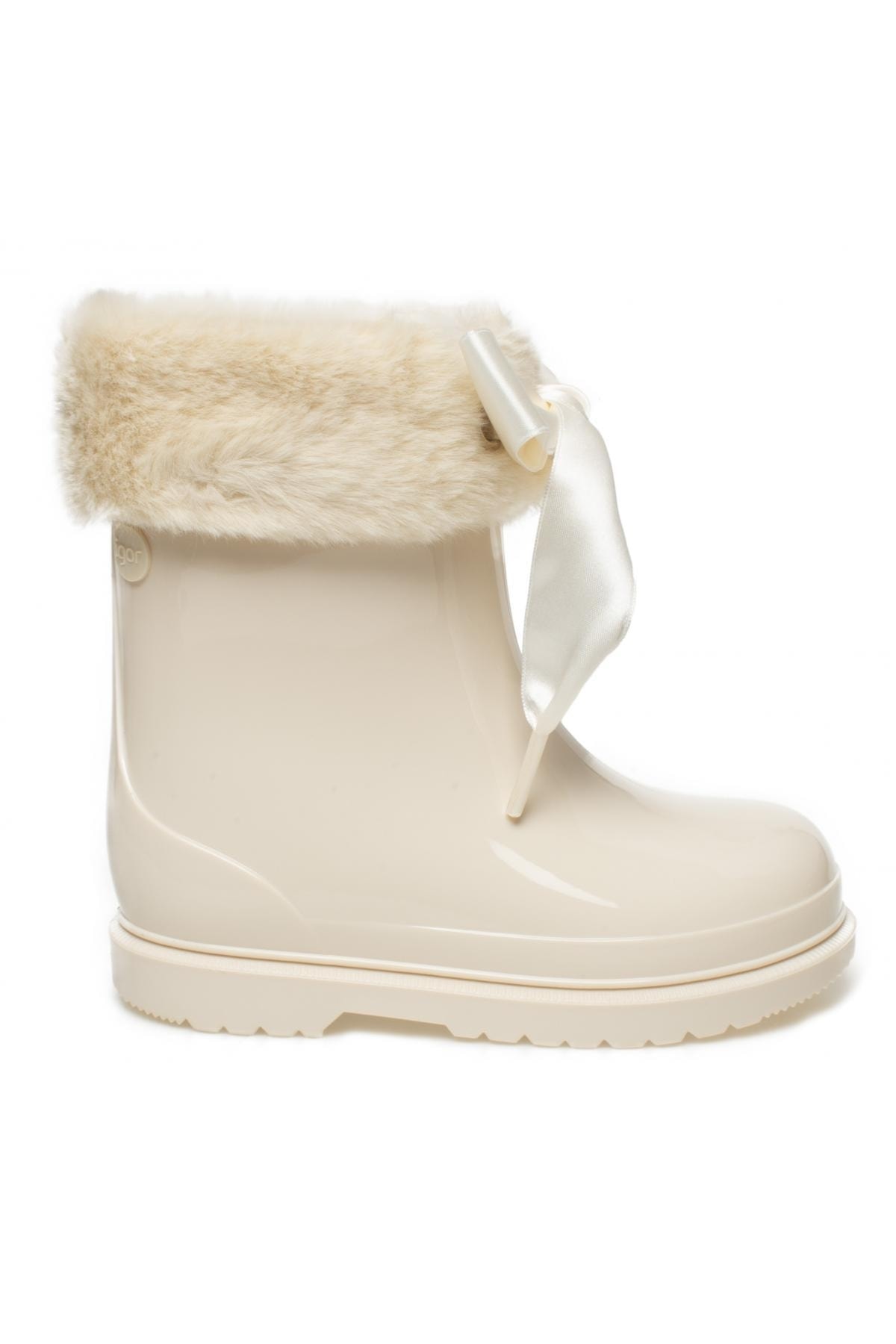 W10258k Bimbi Soft Yağmur Krem Kız Çocuk Çizme / Beden : 28 / Cinsiyet : Kadın / Kız