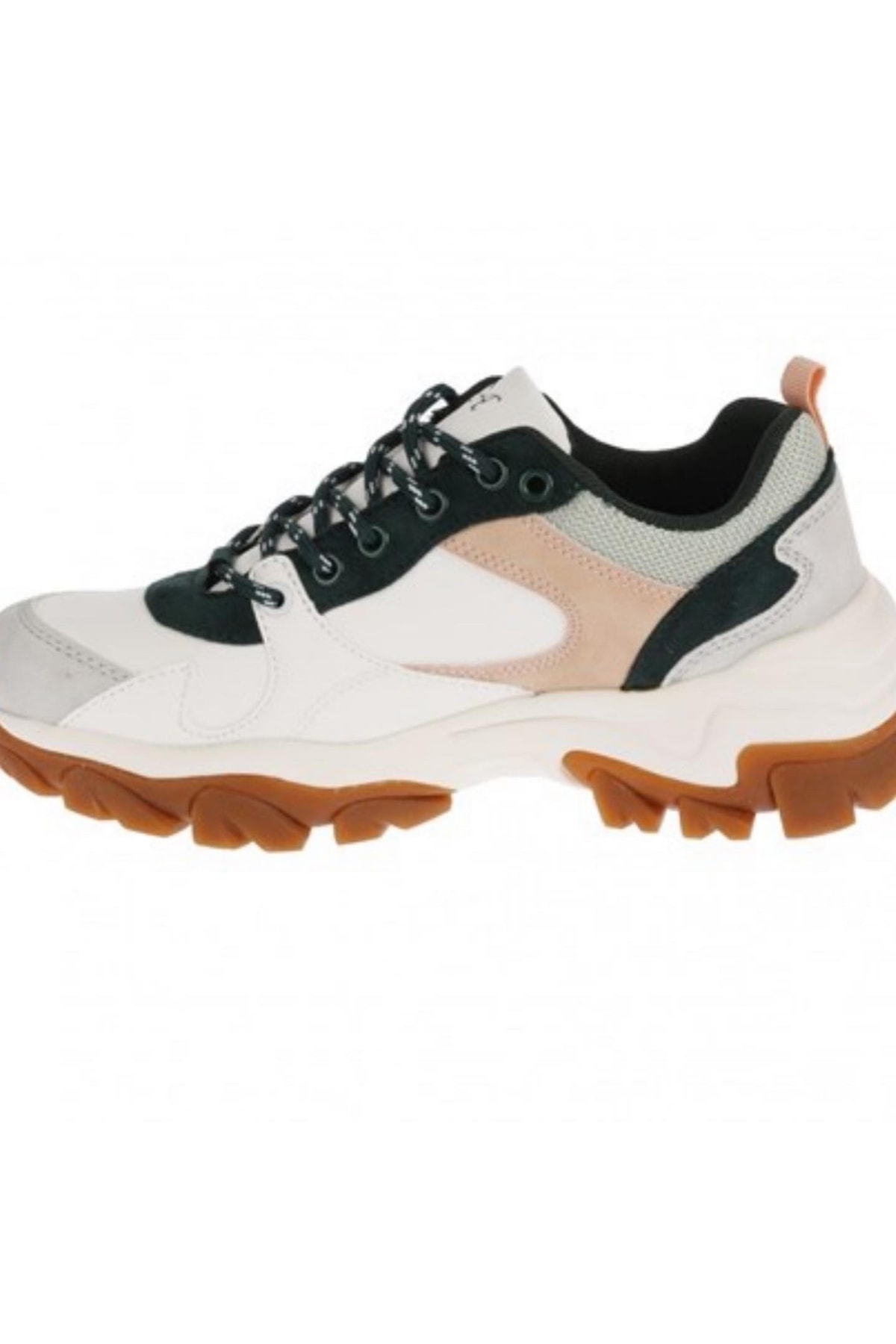 U.s Polo Assn. Kadın Beyaz-yeşil Rahat Tarz Kalın Taban Sneaker Spor Ayakkabı Tracky / Beden : 37 / Cinsiyet : Kadın / Kız