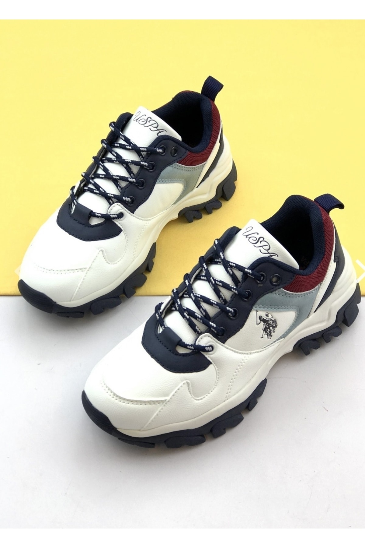 Beyaz - U.s Polo Assn Tracky Kadın Renkli Sneaker / Beden : 39 / Cinsiyet : Kadın / Kız