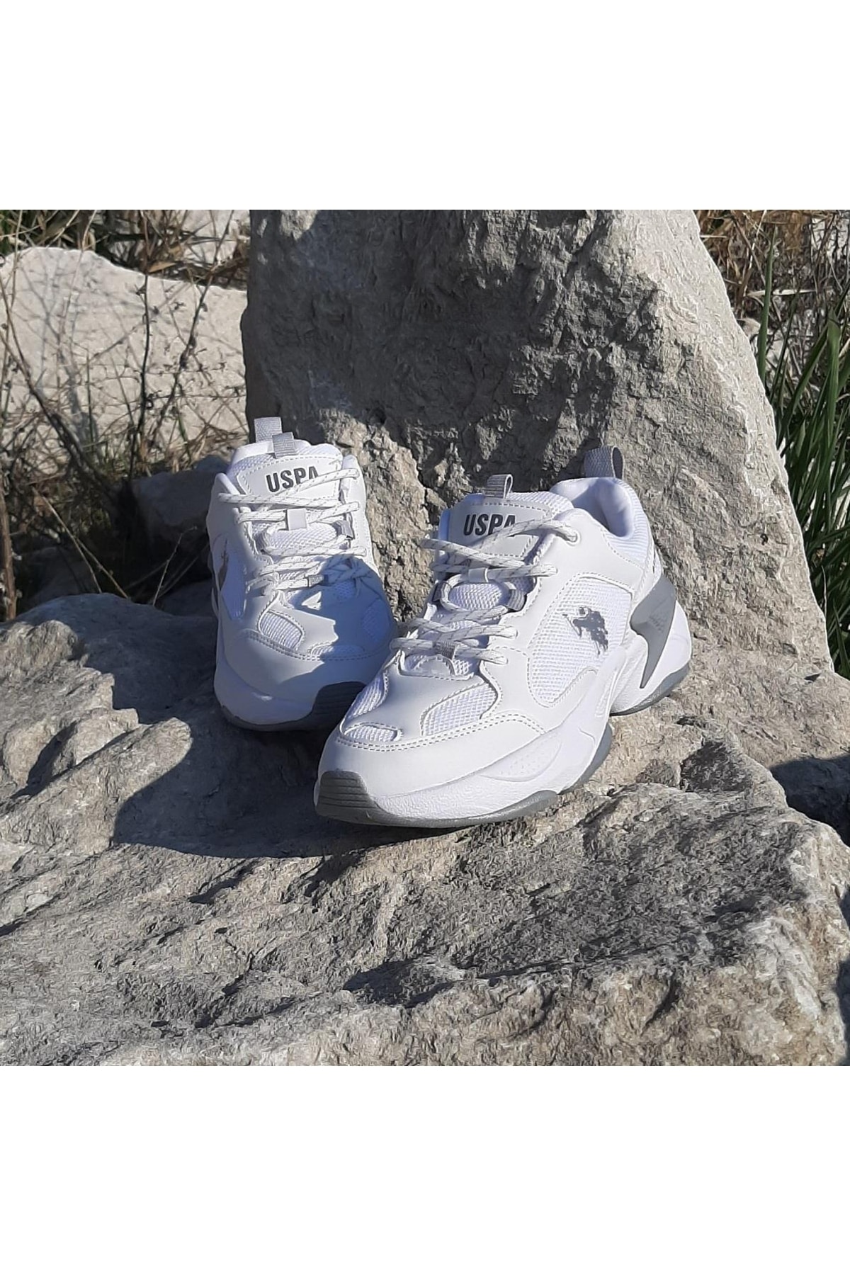 U.s.polo Maybe Beyaz Içi Fuspetli Kalın Taban Kadın Spor Ayakkabı / Beden : 36 / Cinsiyet : Kadın / Kız