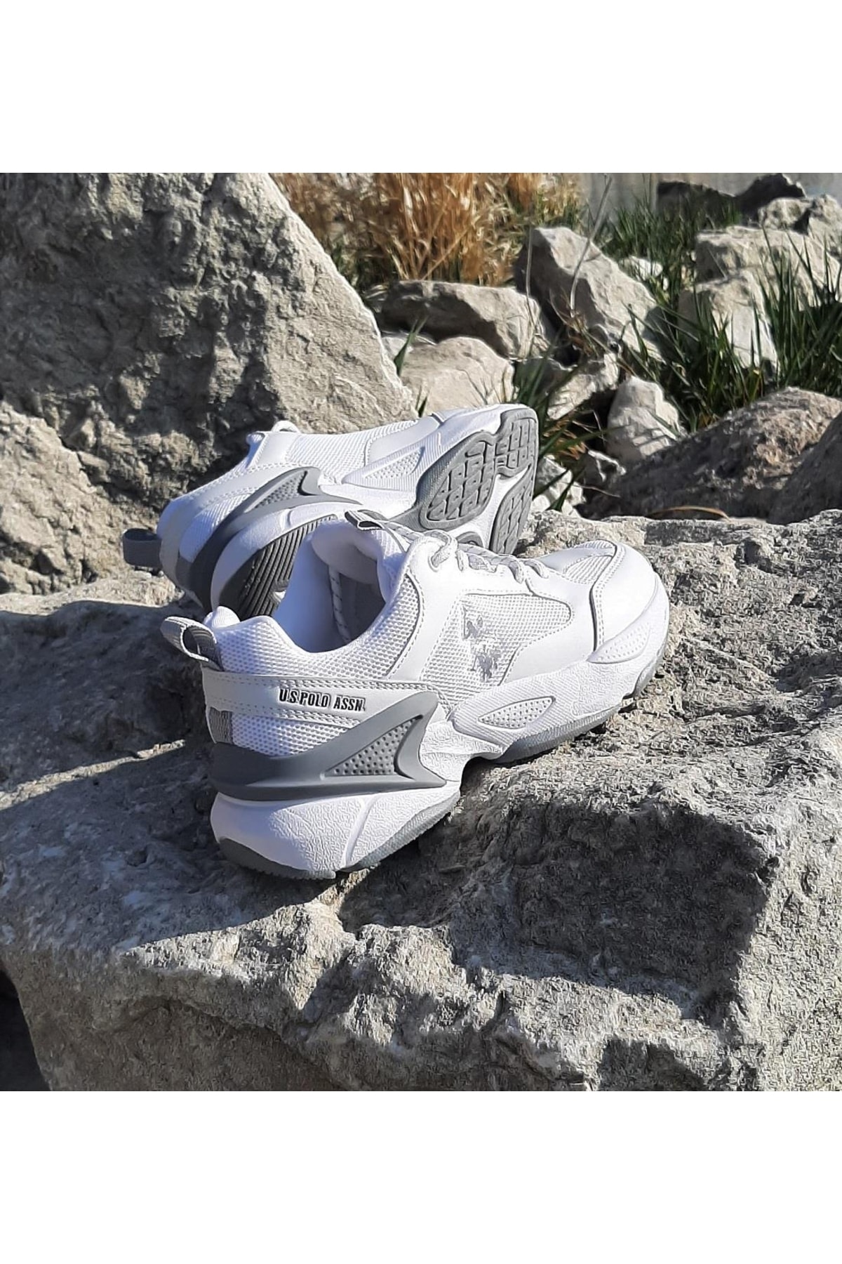U.s.polo Maybe Beyaz Içi Fuspetli Kalın Taban Kadın Spor Ayakkabı / Beden : 40 / Cinsiyet : Kadın / Kız